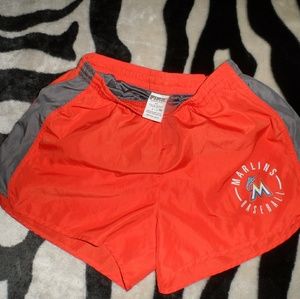 VS PINK FLORIDA MARLINS BASEBALL SHORTS small